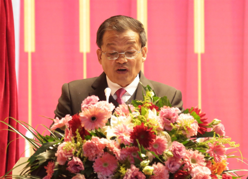 世界杯官网第一届党委班子选举大会---张爱民同志作党委工作报告